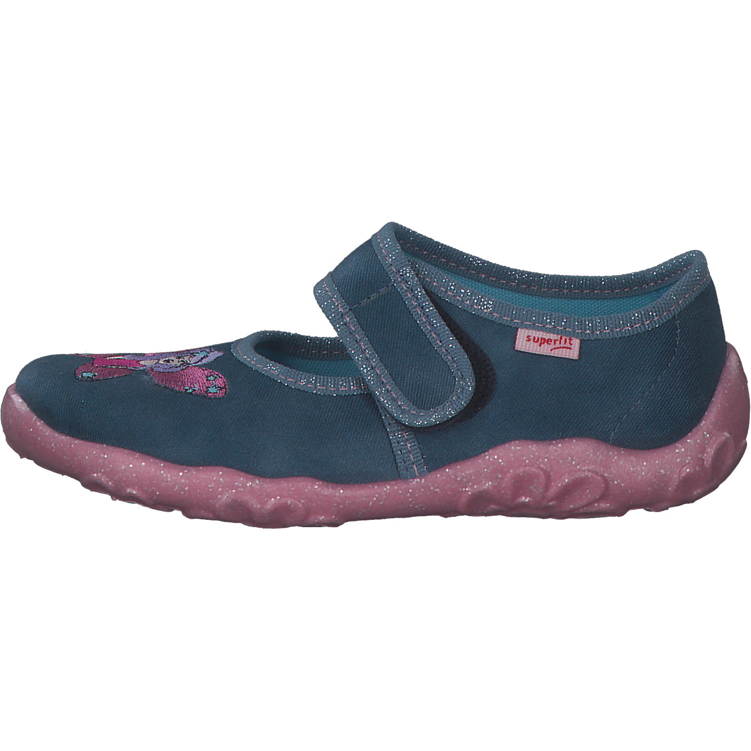 Superfit BONNY 00282, Hausschuhe, Kinder, Blau/Rosa