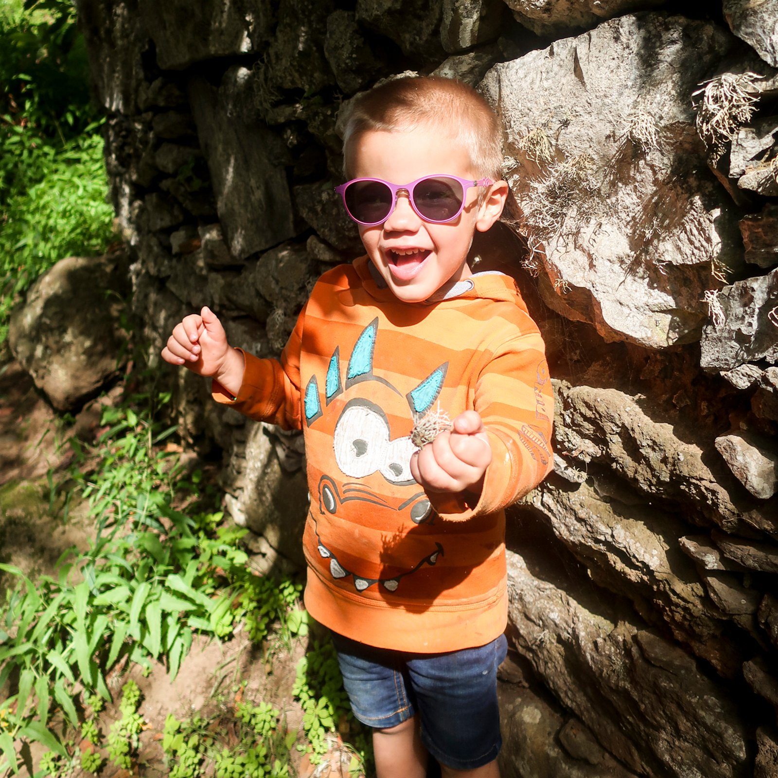 ActiveSol SUNGLASSES Sonnenbrille Kinder Sonnenbrille, Private Eyes, 3-8 Jahre pulverbeschichteter Metallrahmen, weiche Ohrenschoner, leicht 15g