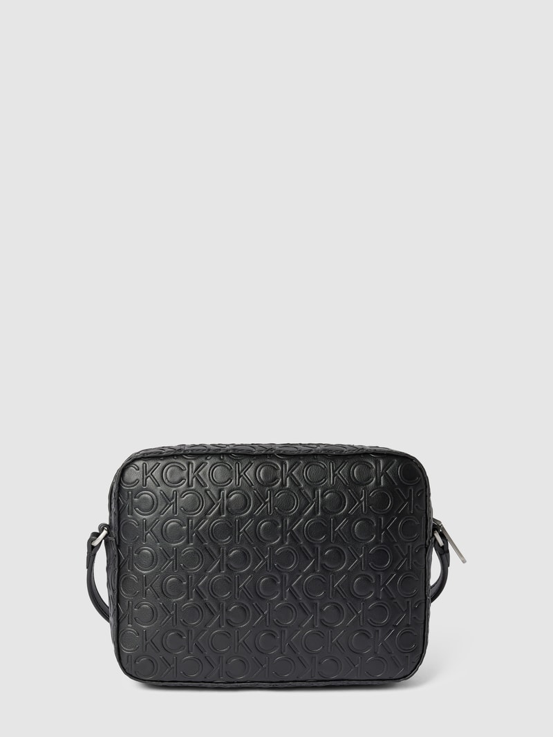 Crossbody Bag in Leder-Optik Modell 'RE-LOCK' in schwarz