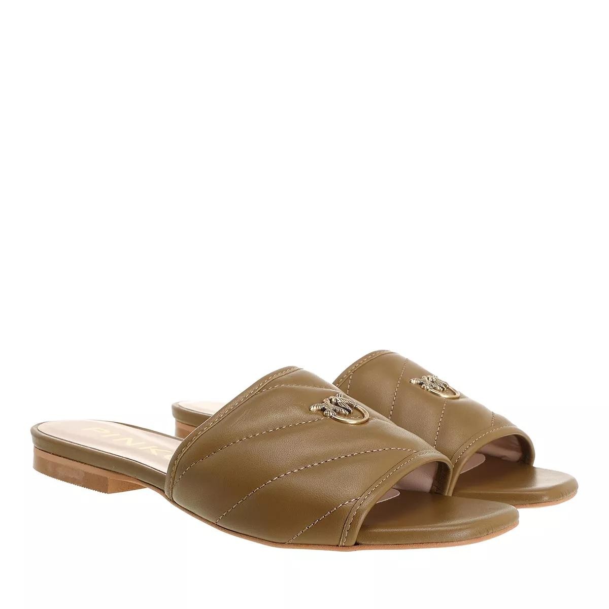 PINKO Pantoletten gelb Slide