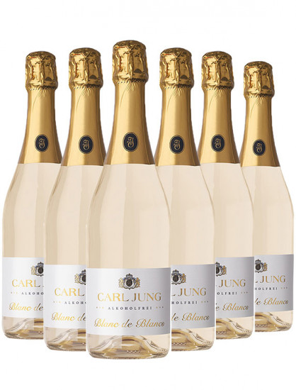 Blanc de Blancs Chardonnay SEKT schäumendes Getränk aus entalkoholisiertem Wein - Carl Jung