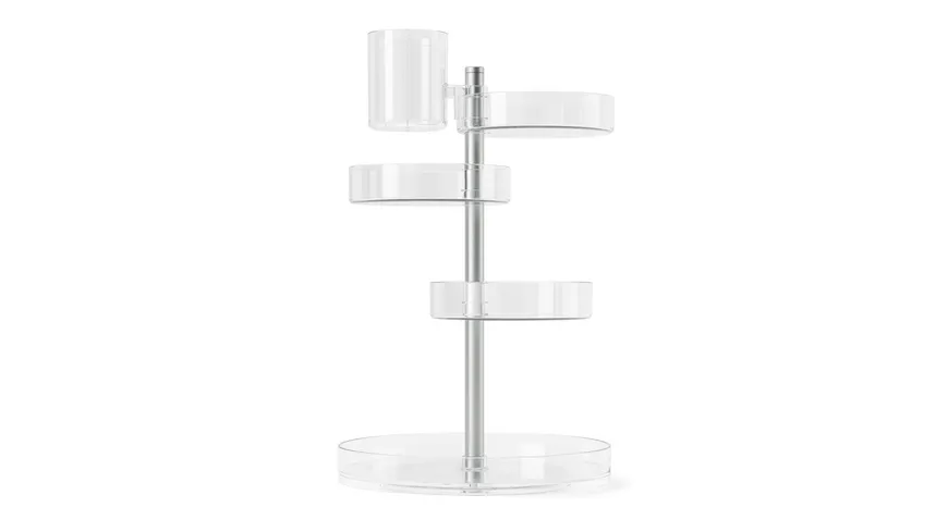 umbra Kosmetik Organizer Pirouette transparent/nickel