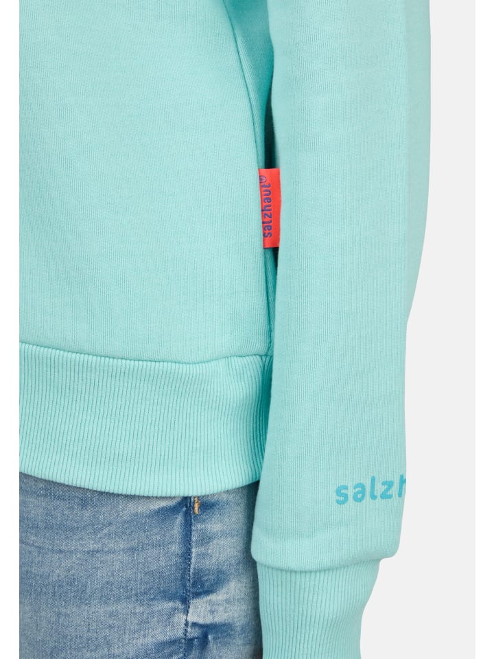 Salzhaut Hoodie TALKEN in Aqua günstig kaufen