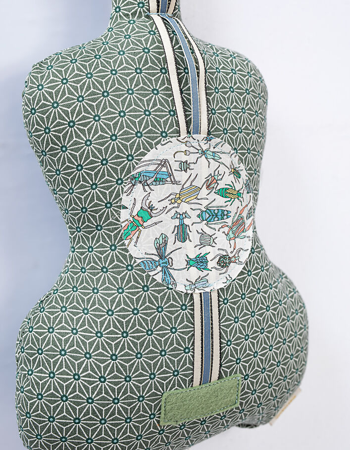 Guitare musicale en tissu Liberty BARNABE AIME LE CAFE