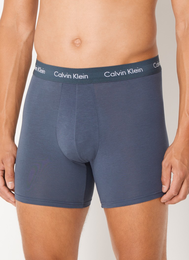 Calvin Klein Boxer Shorts with logo waistband in a 3-pack