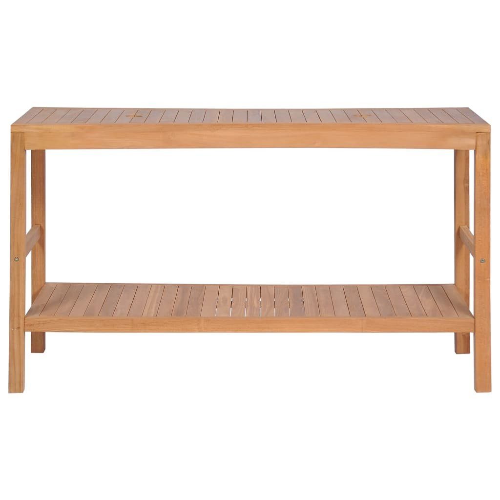 vidaXL Badezimmerspiegelschrank Waschtischunterschrank Massivholz Teak 132x45x75 cm (1-St)