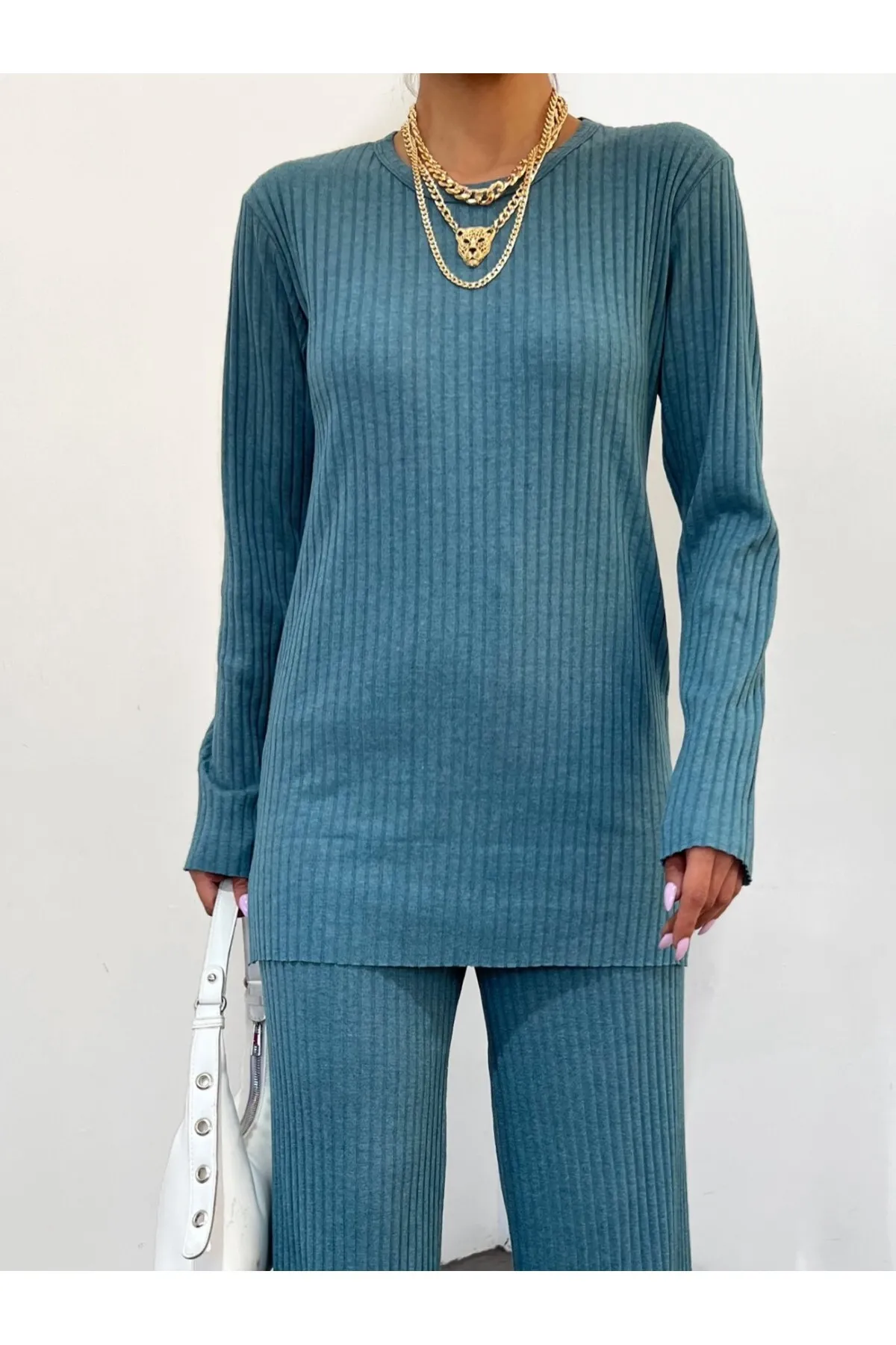 Modamorfo  Camisole-Set mit Rundhalsausschnitt