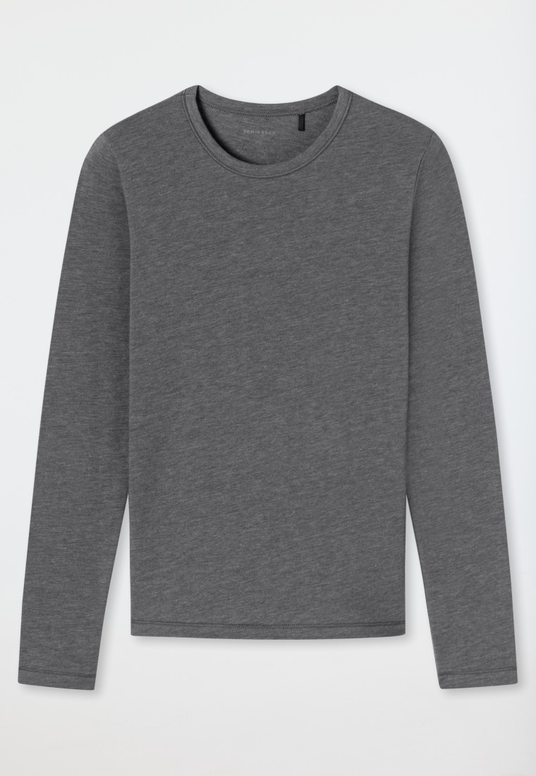 Shirt langarm unisex blau - Active
