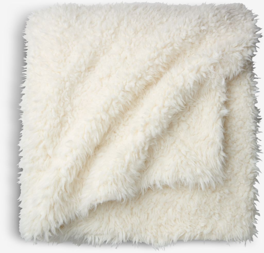 BALLBLOM BALLBLOM pelsdekke 130x180 hvit