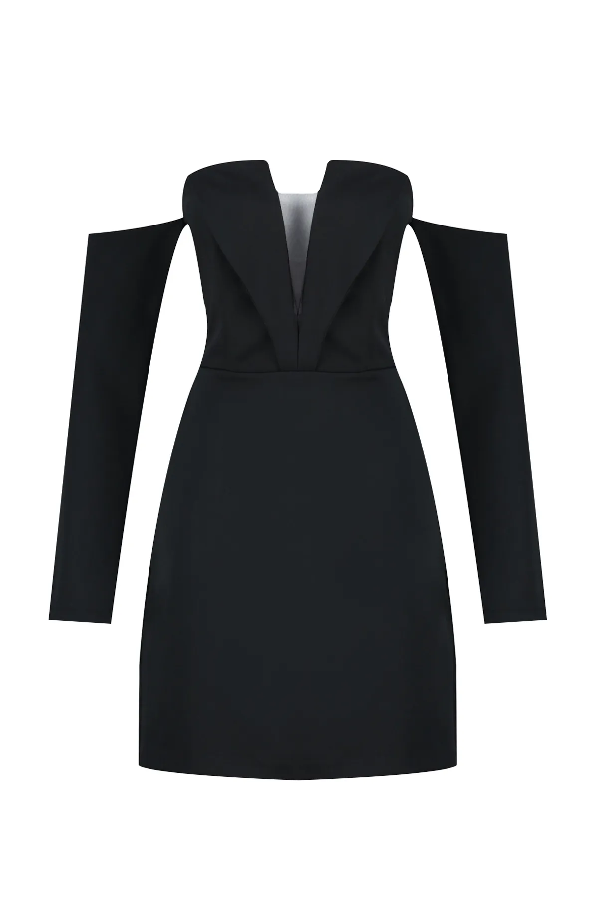 Trendyol Collection  Schwarzes, tailliertes, stilvolles Abendkleid TPRAW24EL00128