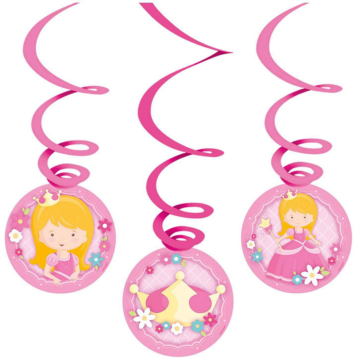 Kinderparty-Set Prinzessin - großes Kindergeburtstags-Set I (79-teilig)