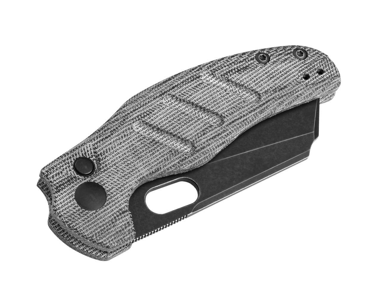 Sheepdog C01C Micarta Black Button Lock