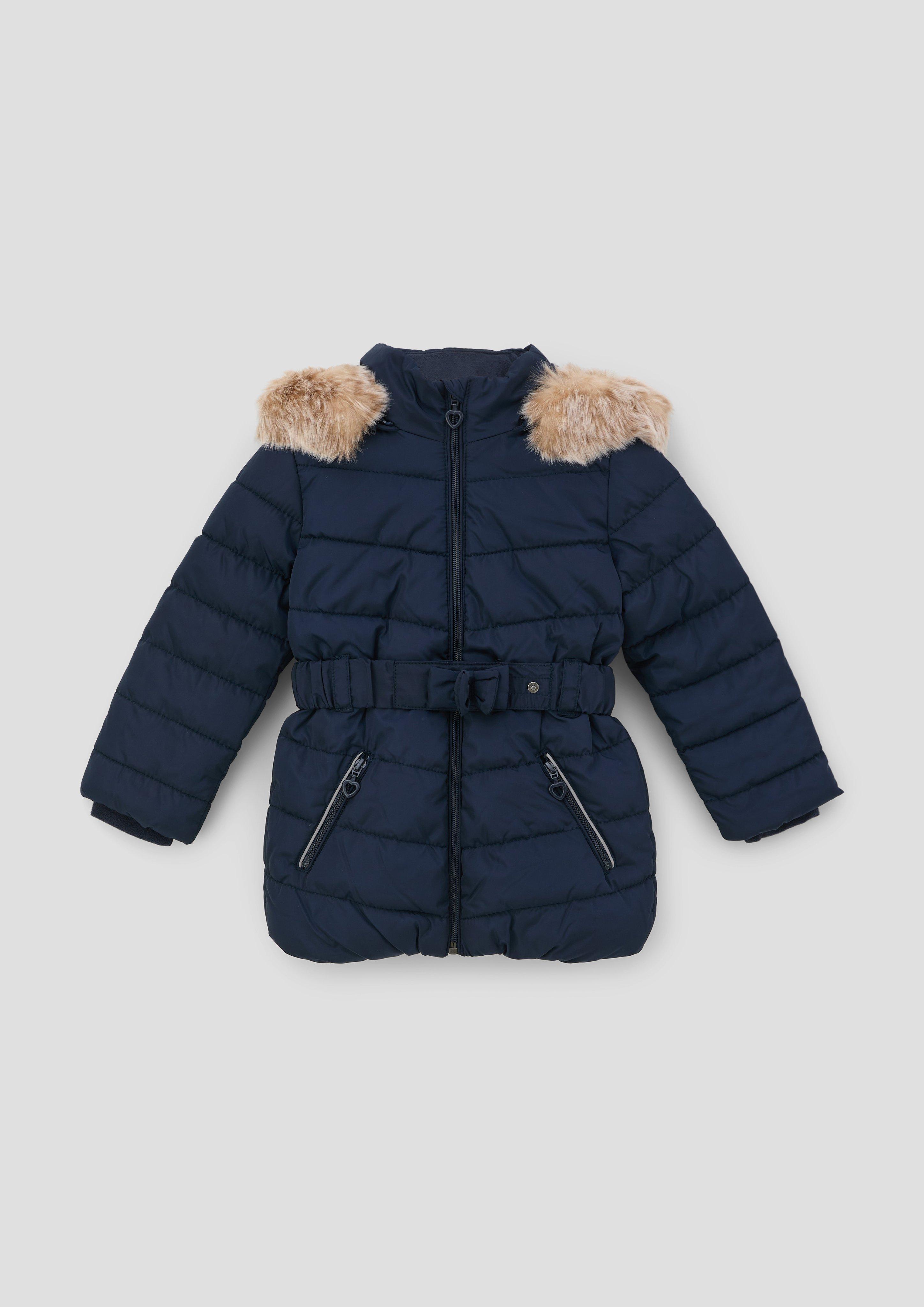 Steppjacke mit Schleifen-Detail  2132159-5952