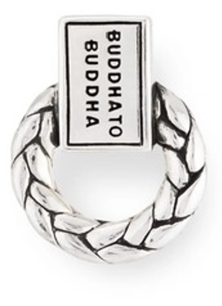 Buddha to Buddha George single silver stud earring