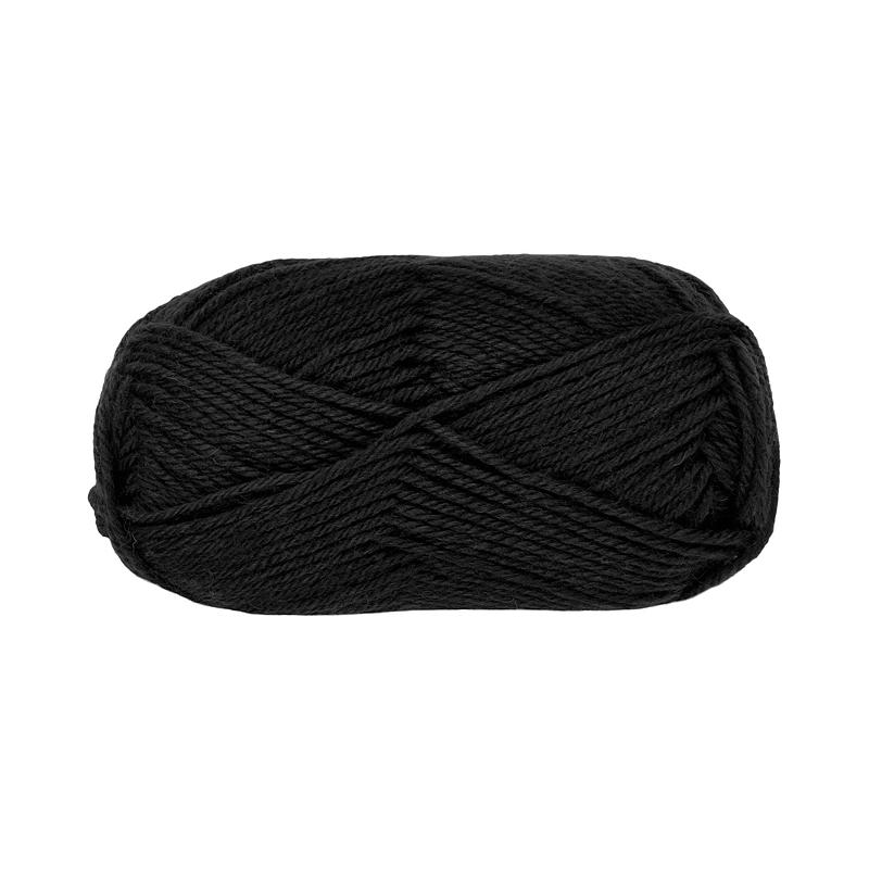 Trysil Superwash ullgarn 100% ren ny ull, sort