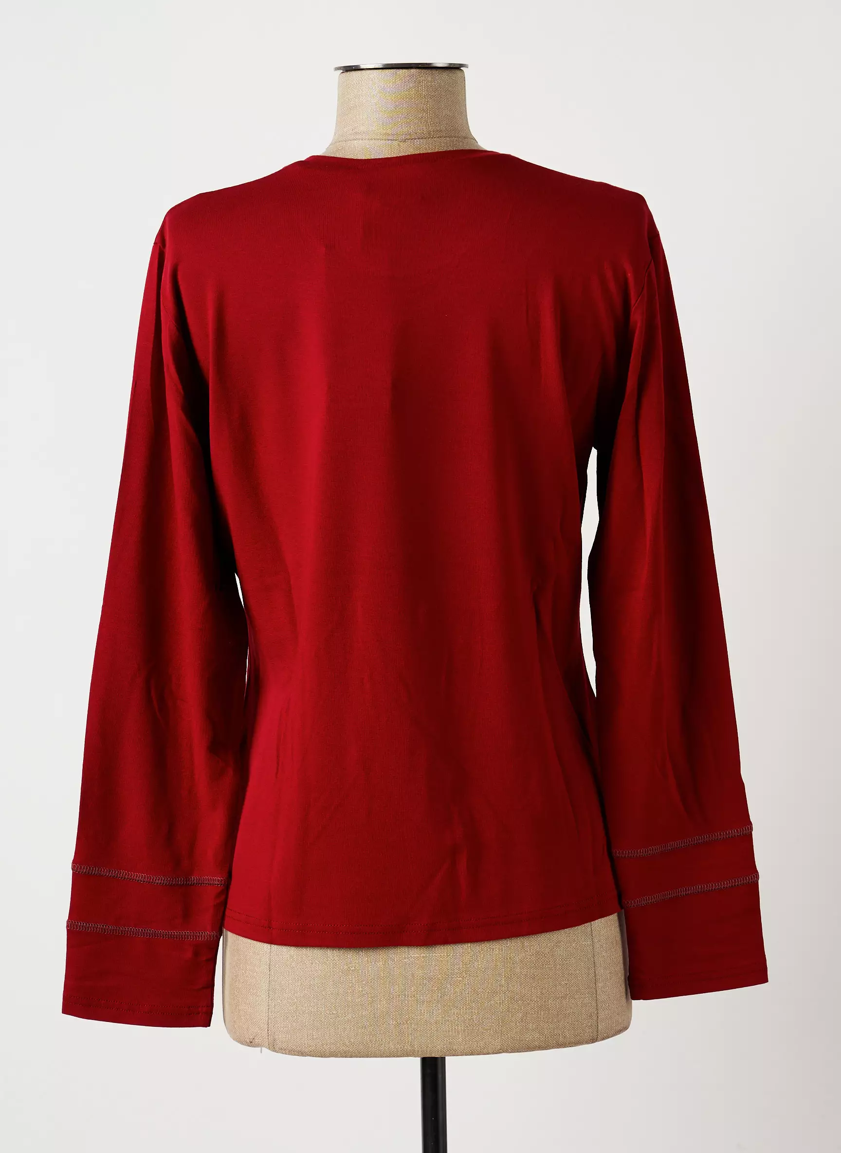 Impulsion Tshirts Femme couleur rouge