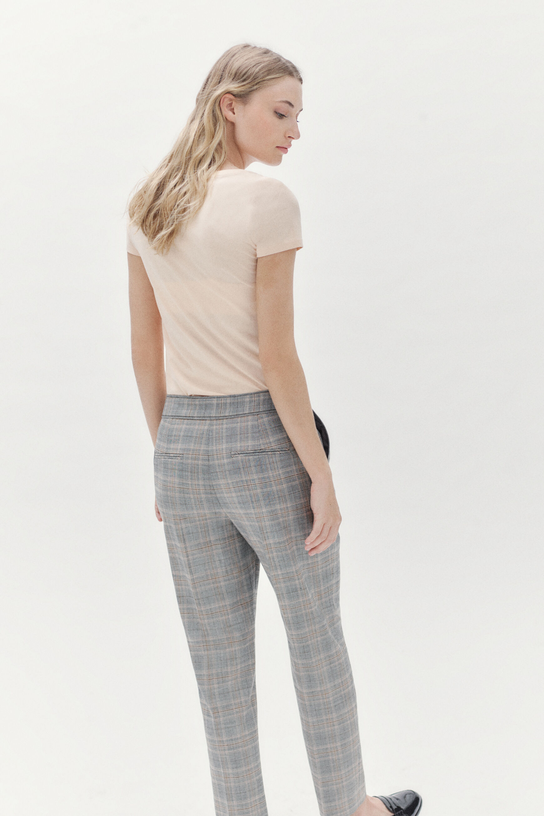 pantalon sidiki gris femme