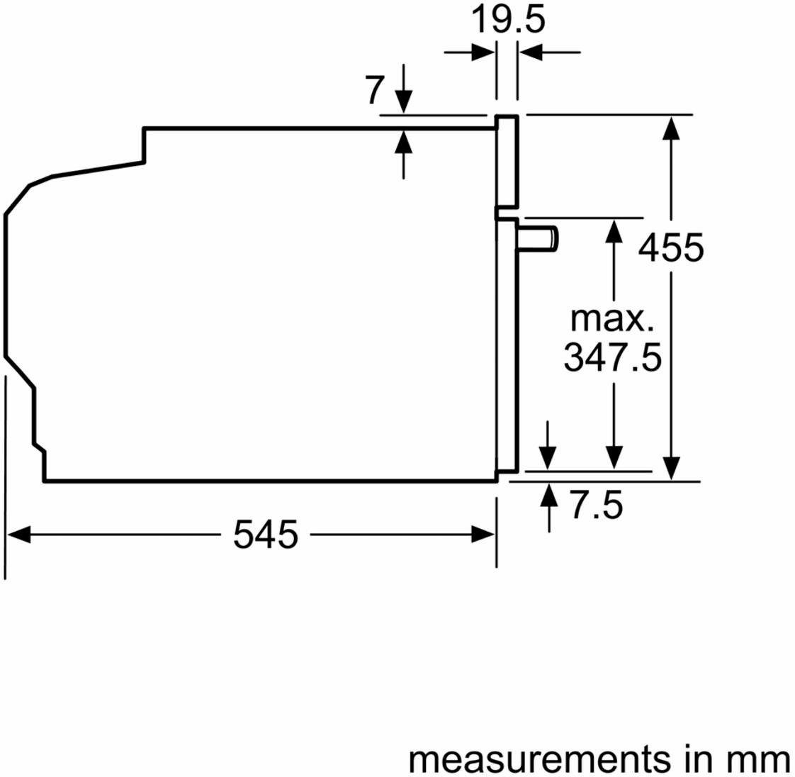 BOSCH Einbau-Mikrowelle CFA634GS1, Mikrowelle, 36 l
