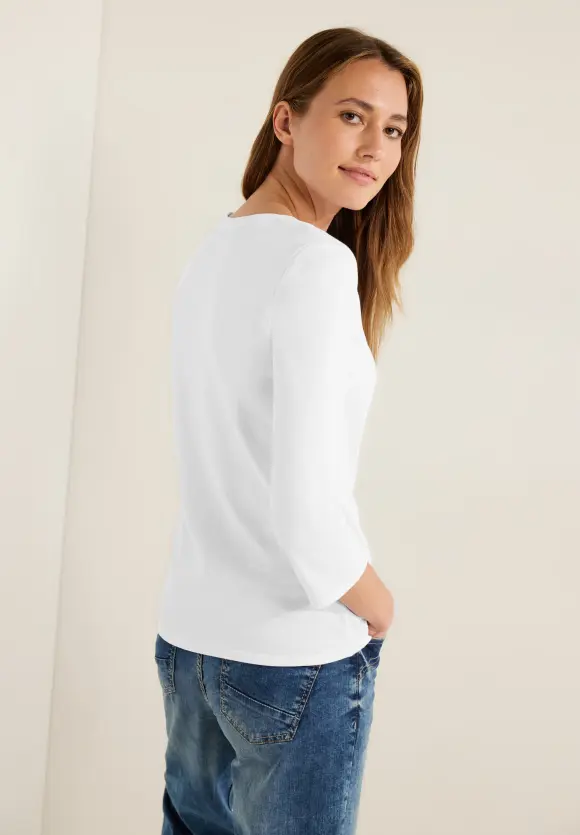 CECIL Basic Shirt mit Rundhals