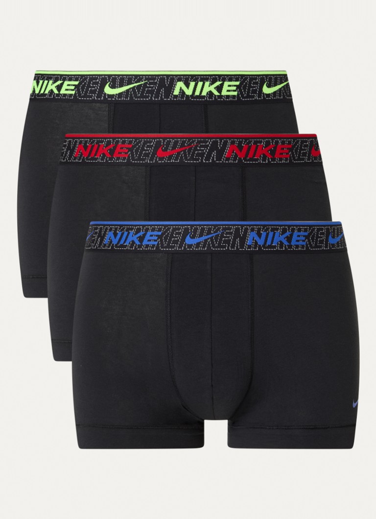 Zestaw 3 bokserek Nike z logo w pasie.