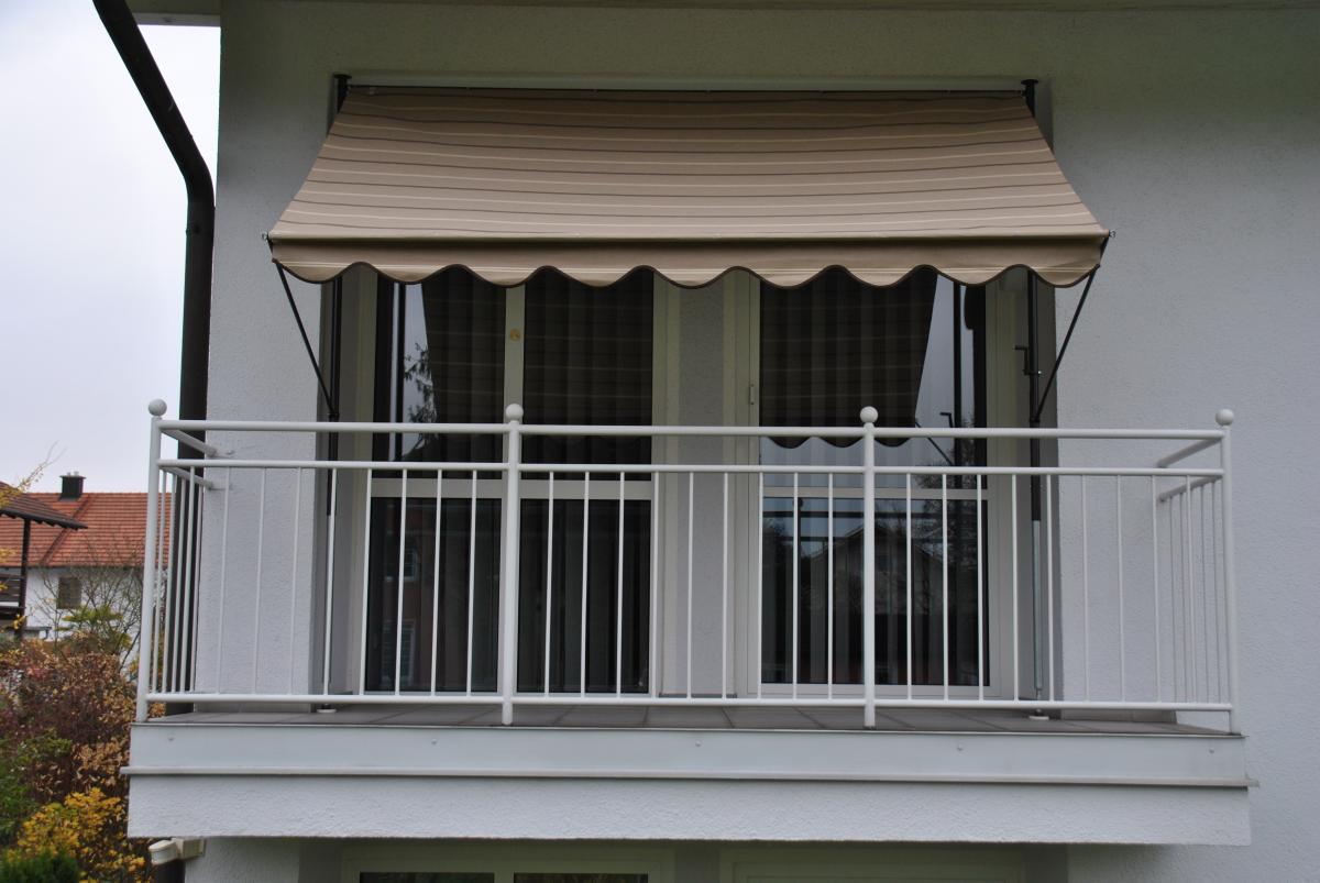 Angerer Klemmmarkise beige/braun 400 cm