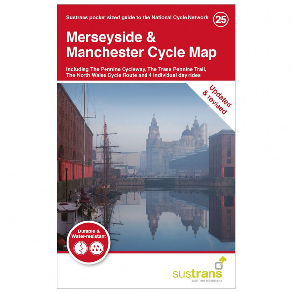 Sustrans - Merseyside & Manchester Cycle Map - Radkarte