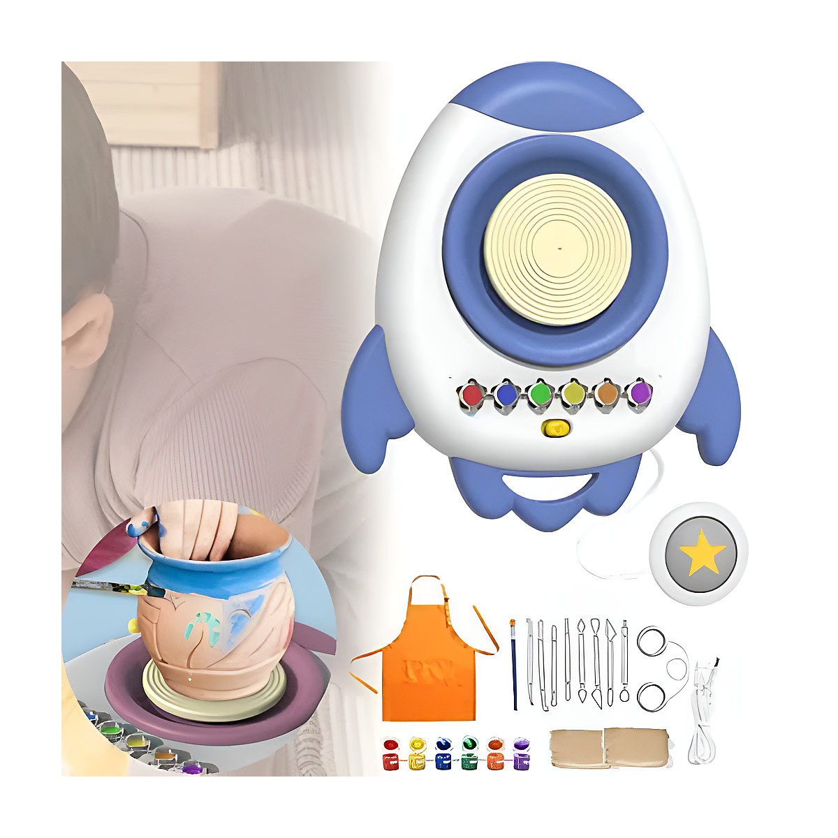 Töpferspielzeug für Kinder Clay Machine für Kinder