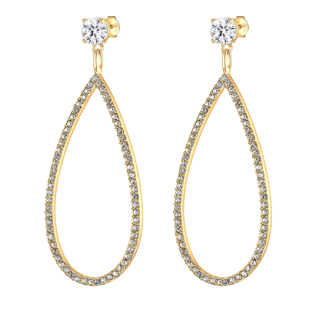 Elli PREMIUM Elli PREMIUM Boucles d'Oreilles Femmes Pendentif d'oreilles Goutte étincelant ave Boucles d'oreilles