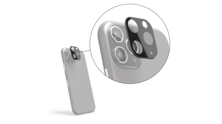 Hama Kamera-Schutzglas für Apple iPhone 11, Schwarz