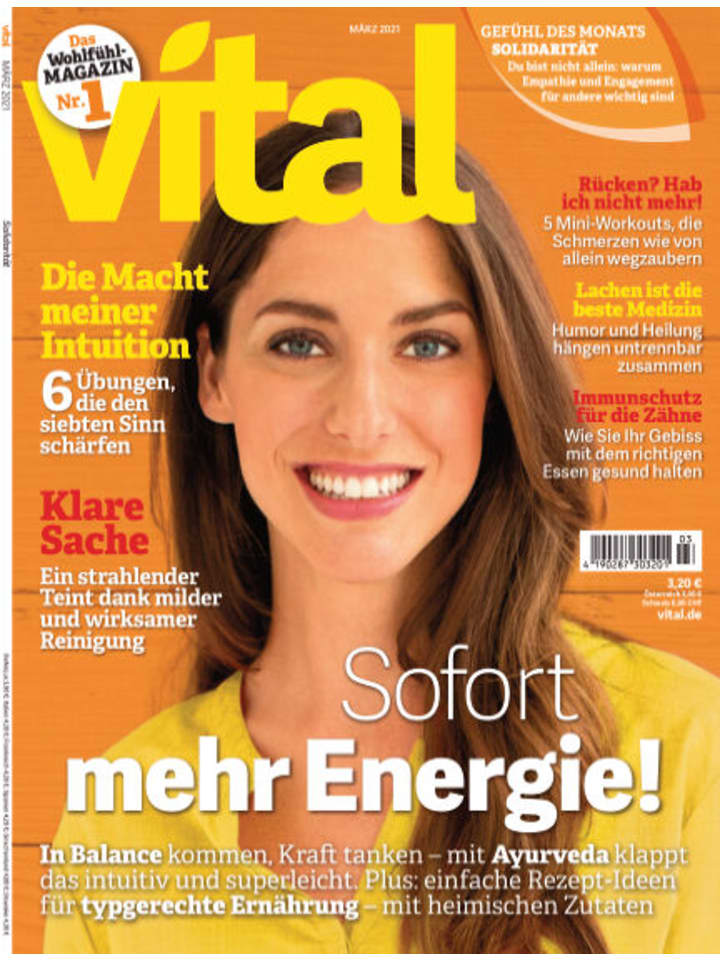 Hubert Burda Media 6 x VITAL Zeitschrift (Gutschein für Jahres Abo) günstig kaufen onesize