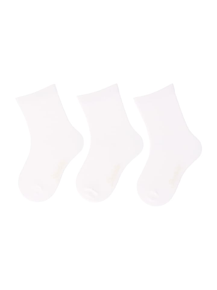 Sterntaler Socken 3er-Pack Pack uni in weiß günstig kaufen