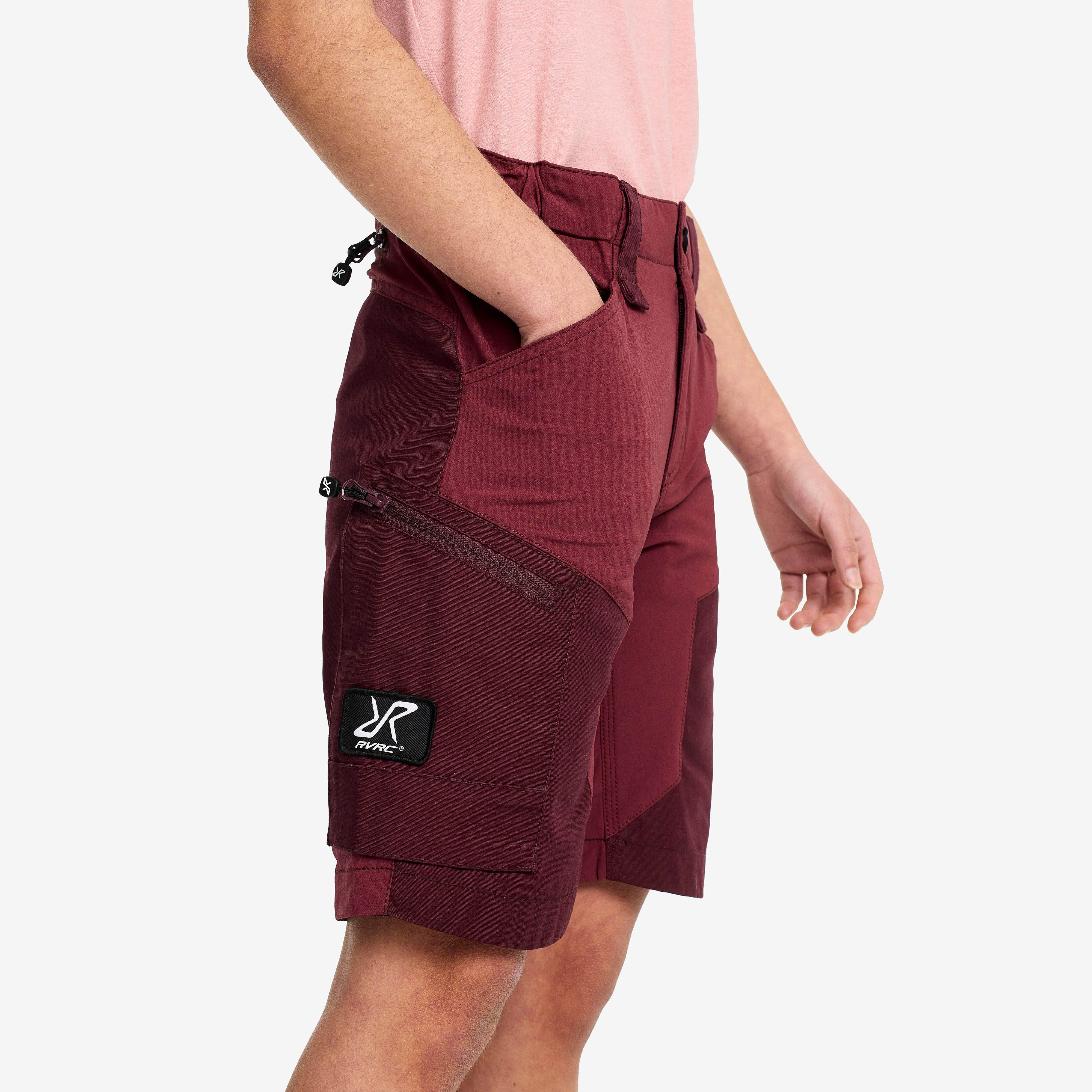 RVRC GP Shorts Teens Cherry