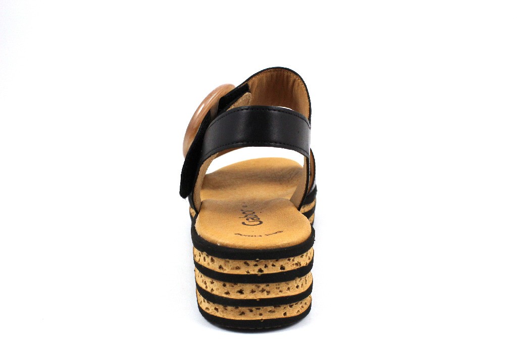 GABOR Klassische Sandalen schwarz Fashion 24