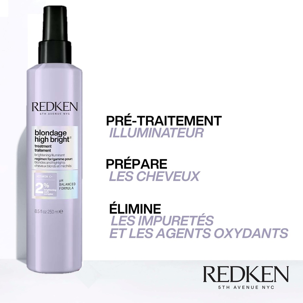 Redken Blondage High Bright Pré-shampooing éclat pour cheveux blonds