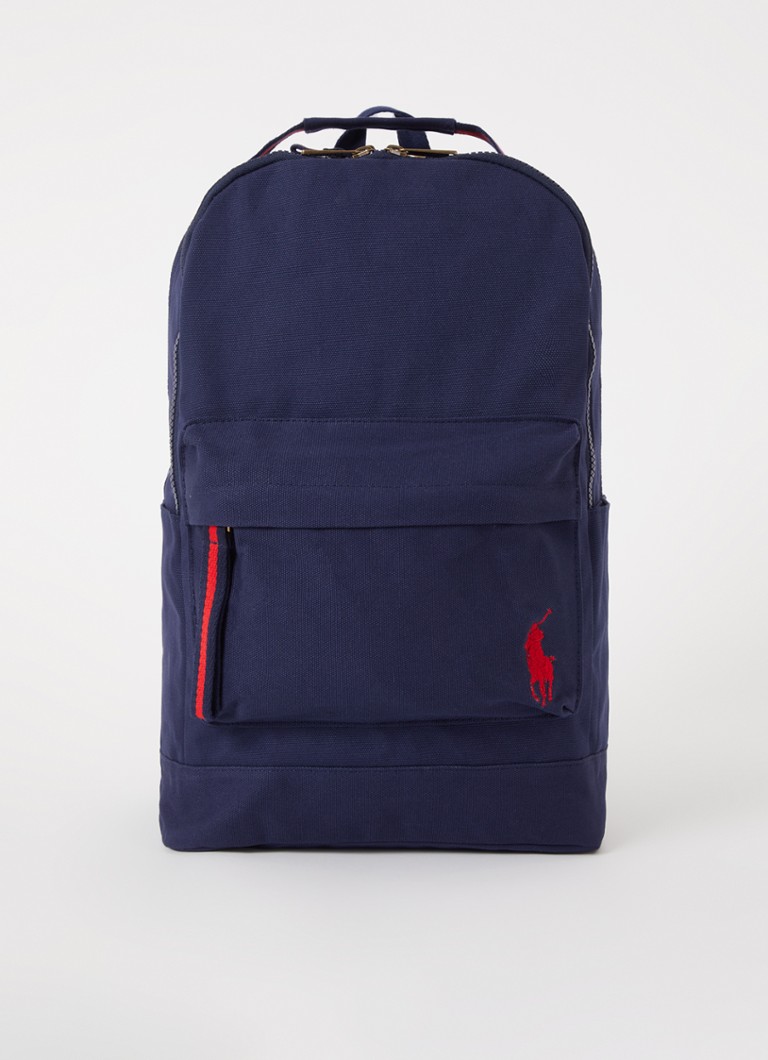 Ralph Lauren Varsity backpack with 13-inch laptop compartment and logo embroidery