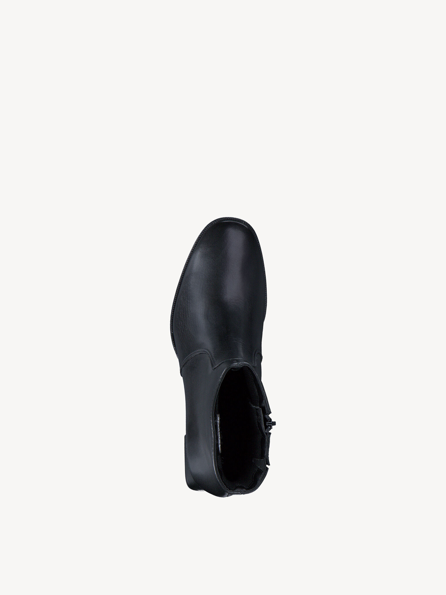 Bottine en cuir - noir