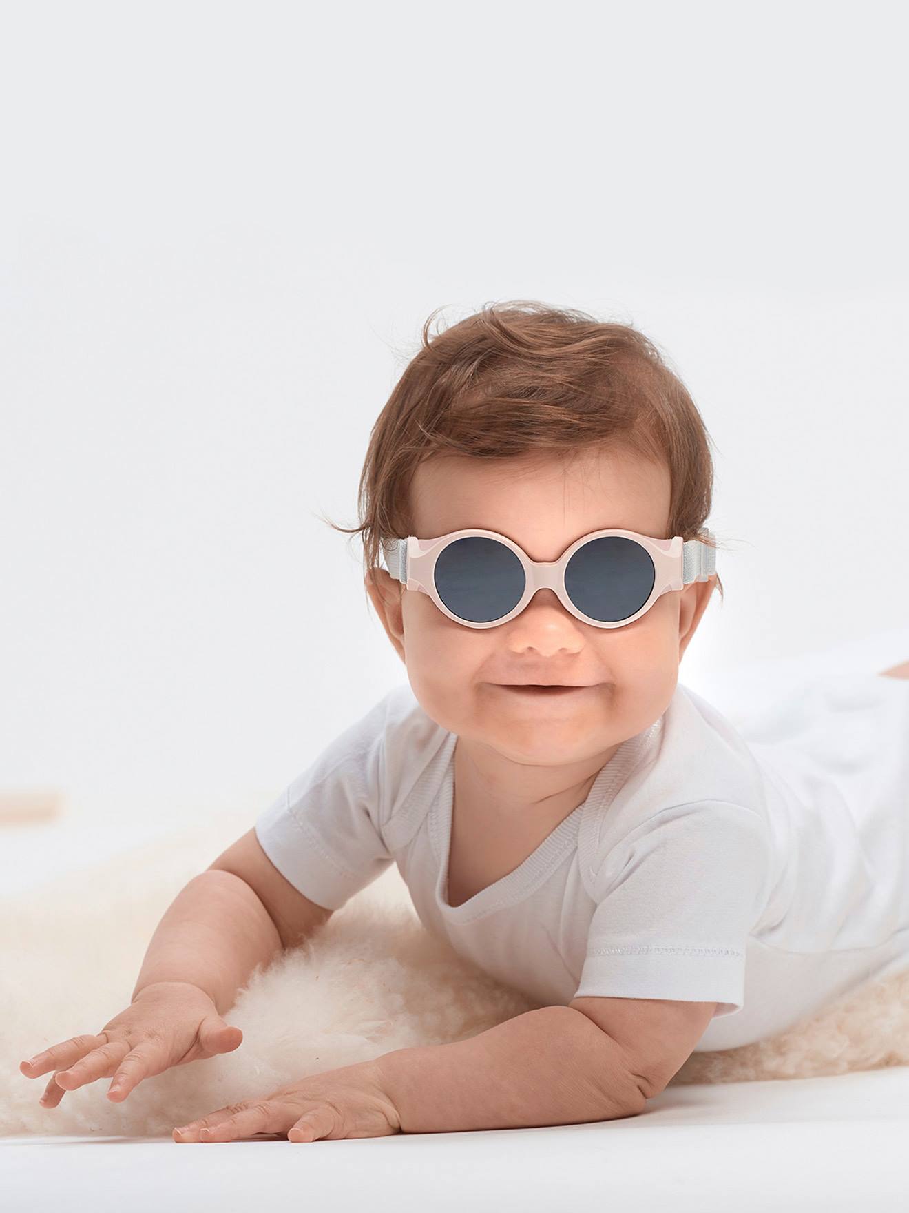 Lunettes de soleil BEABA pour bébé de 0 à 9 mois vert clair uni