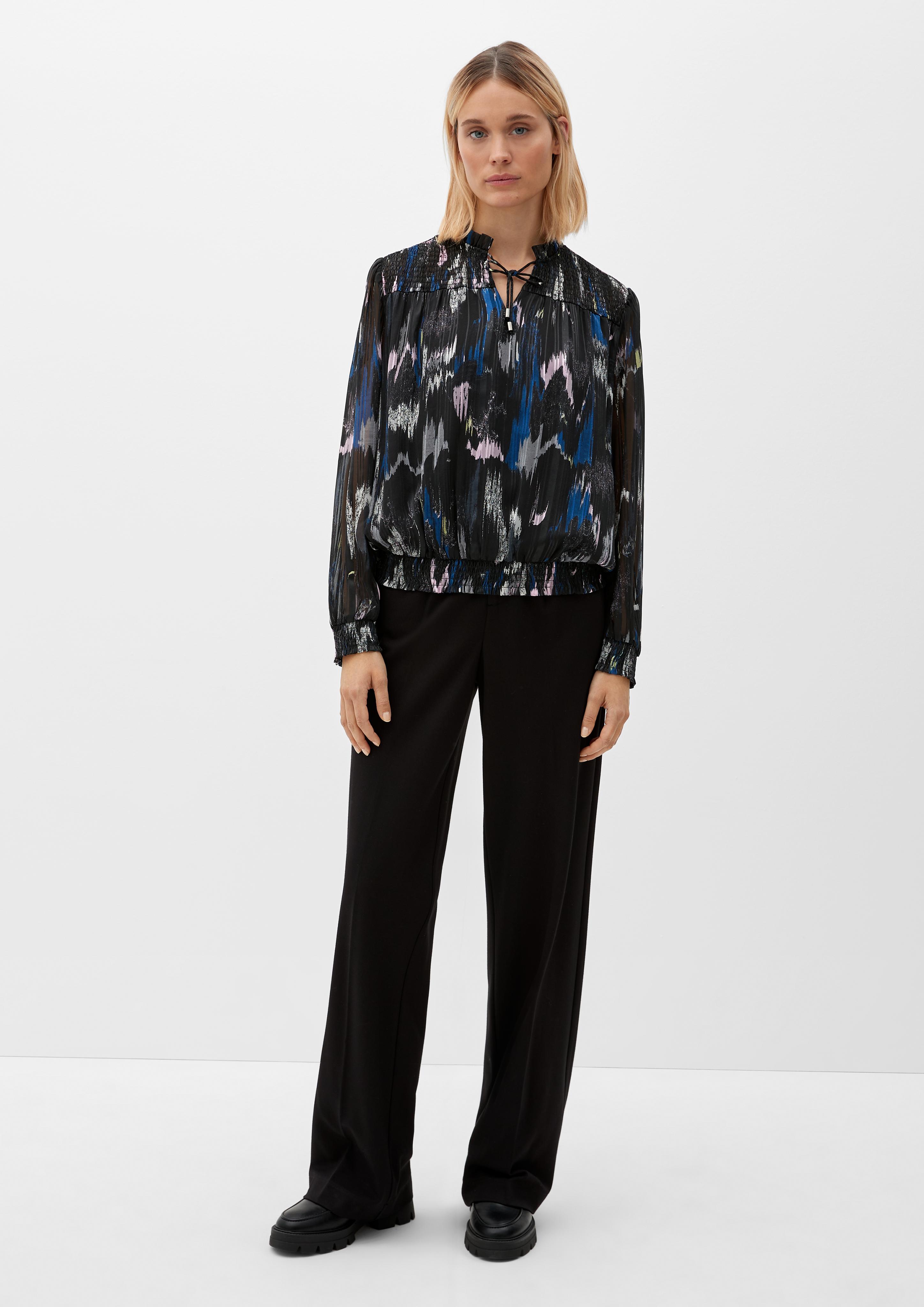 Bluse mit Rüschenkragen  2124774-99A1