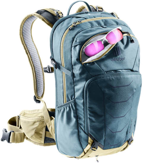 deuter Attack 20 | Fahrradrucksack mit modernem Protektor