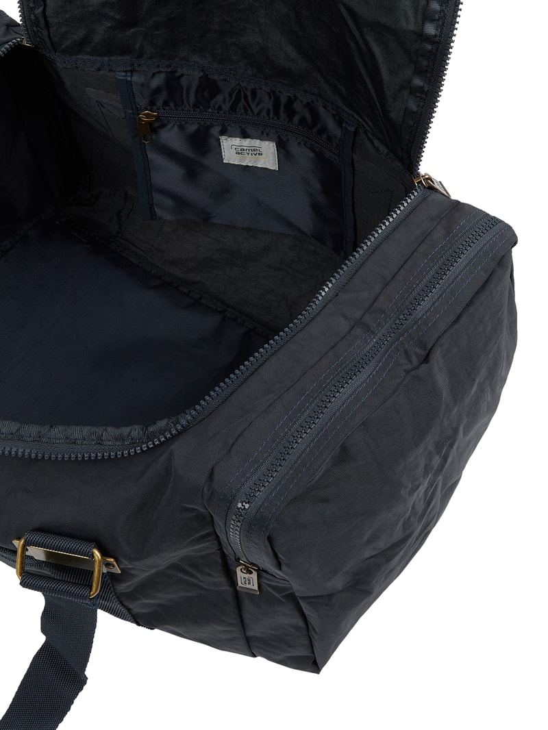 Weekender mit Logo in dunkelblau
