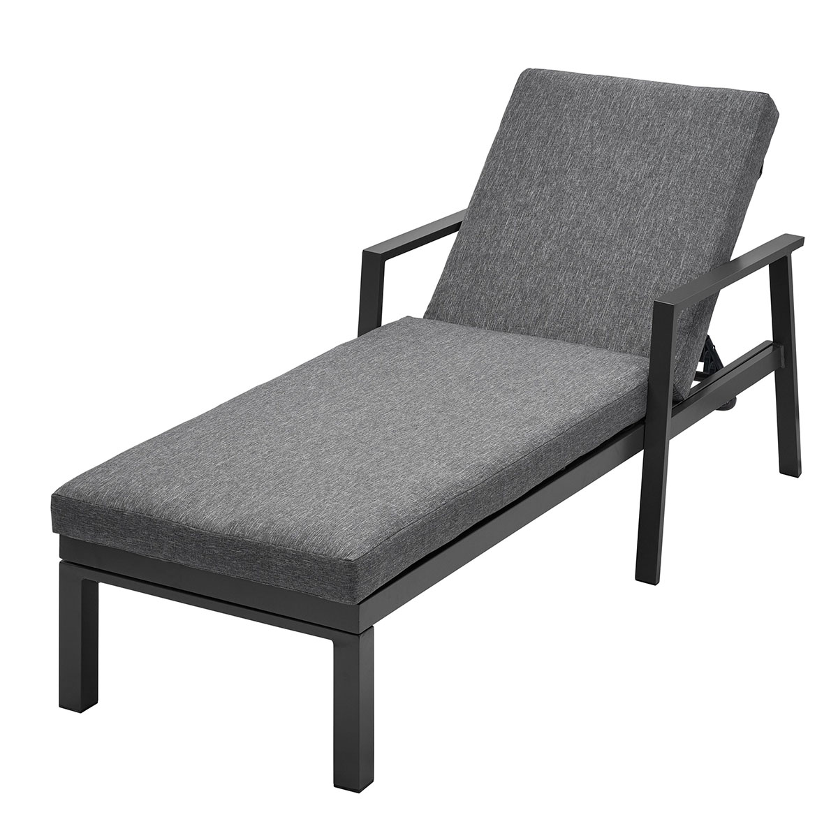 Weles Gartenfreude Aluminium Sonnenliege Ambience Dark Grey/Dark Grey