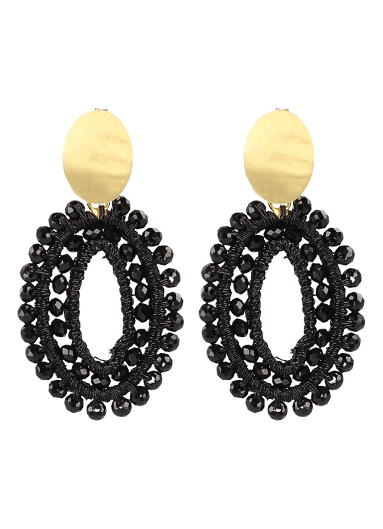 Cercei ovali cu perle LOTT. Jewelry XS