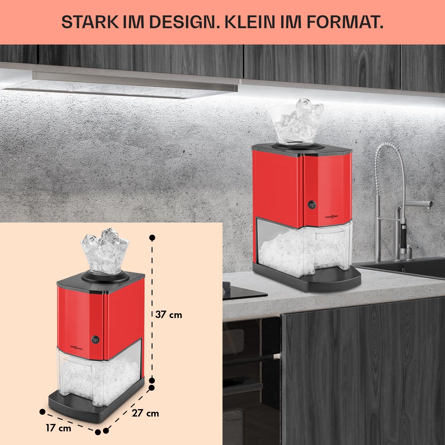 ONECONCEPT Eiswürfelmaschine Icebreaker