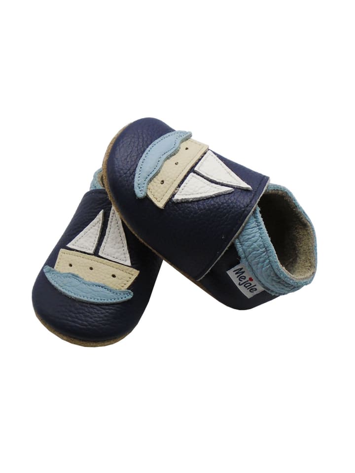 Yalion Leder-Krabbelschuhe 