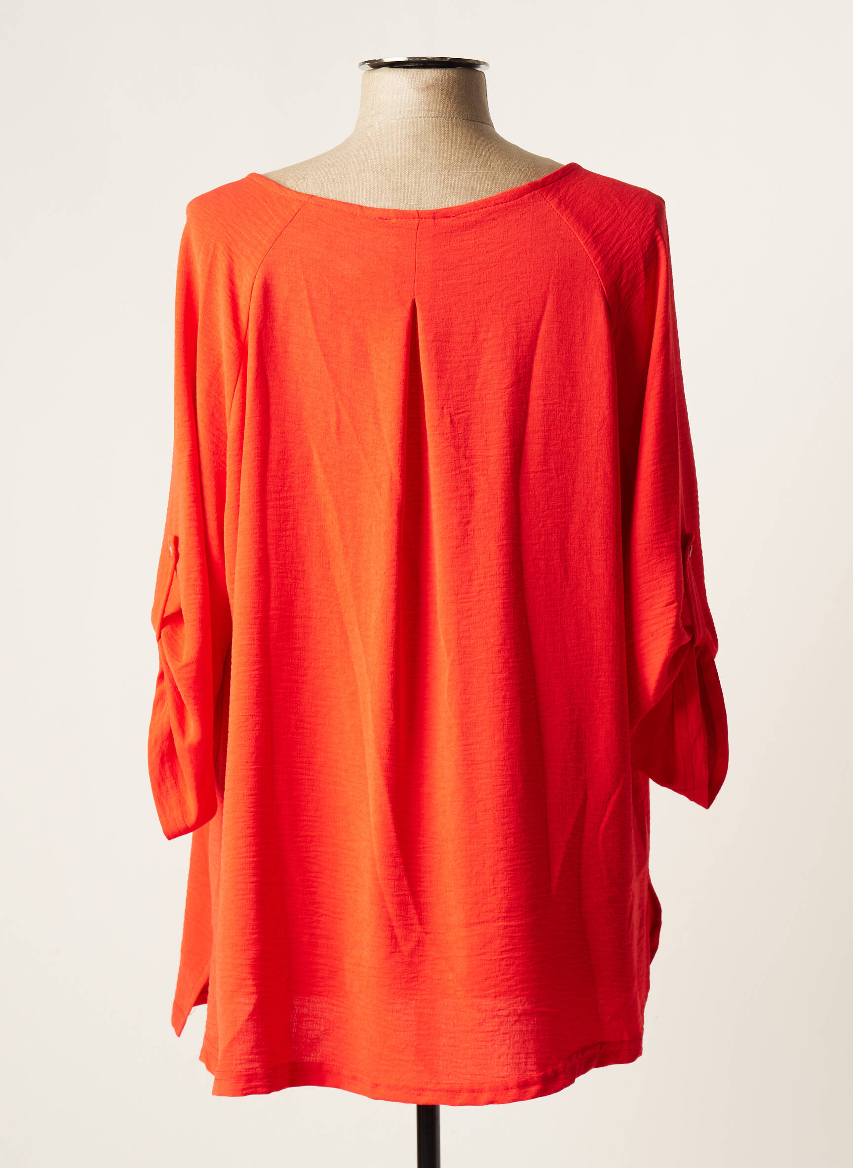 Halogene Tuniquemanchelongue Femme couleur orange