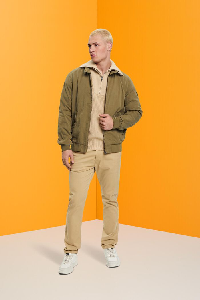 Bomberjacke mit Stehkragen