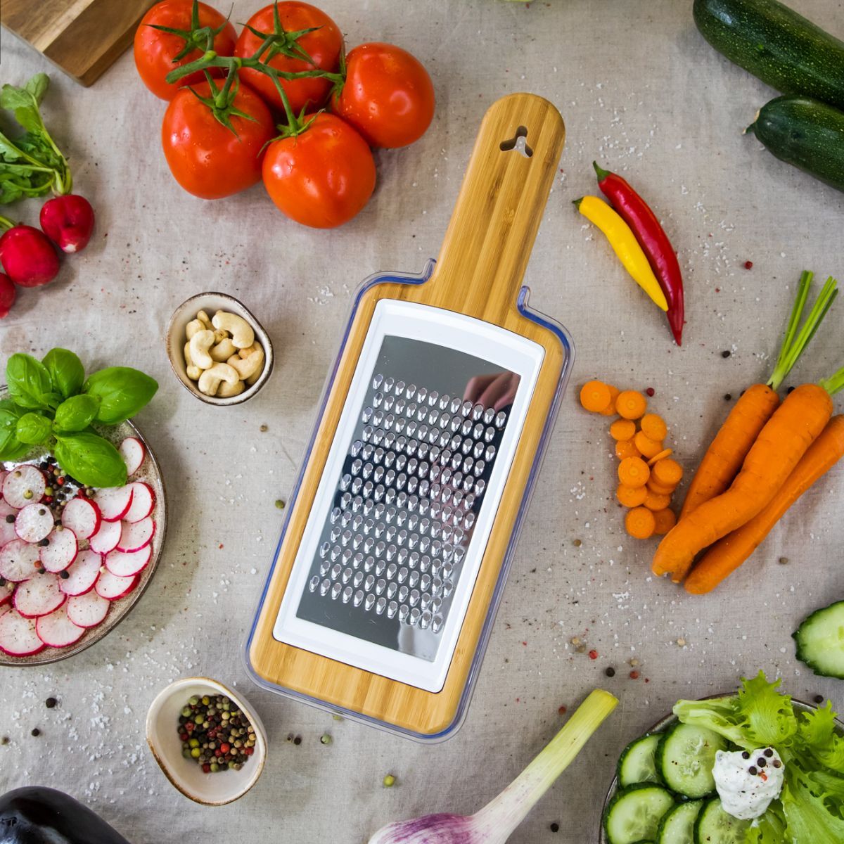 Just Vegan Bamboo Veggi Dicer Gemüseschneider
