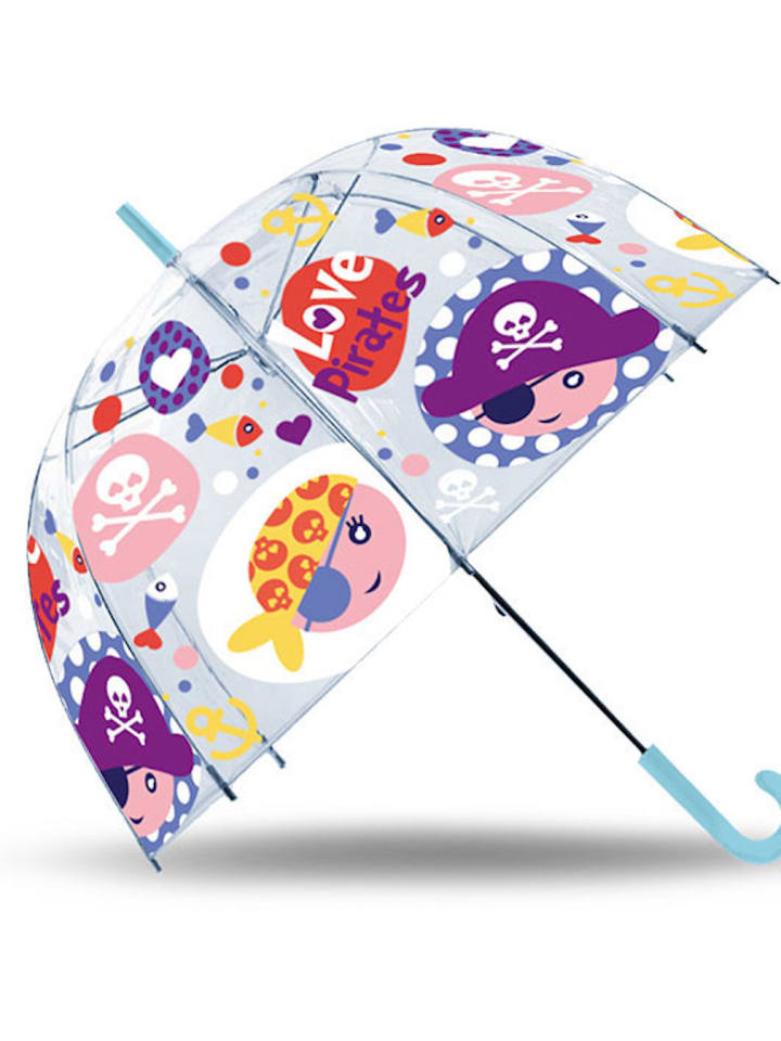 Kids Licensing Piraten Regenschirm mit Piraten Symbolen Durchmesser 70cm 3 Jahre günstig kaufen onesize