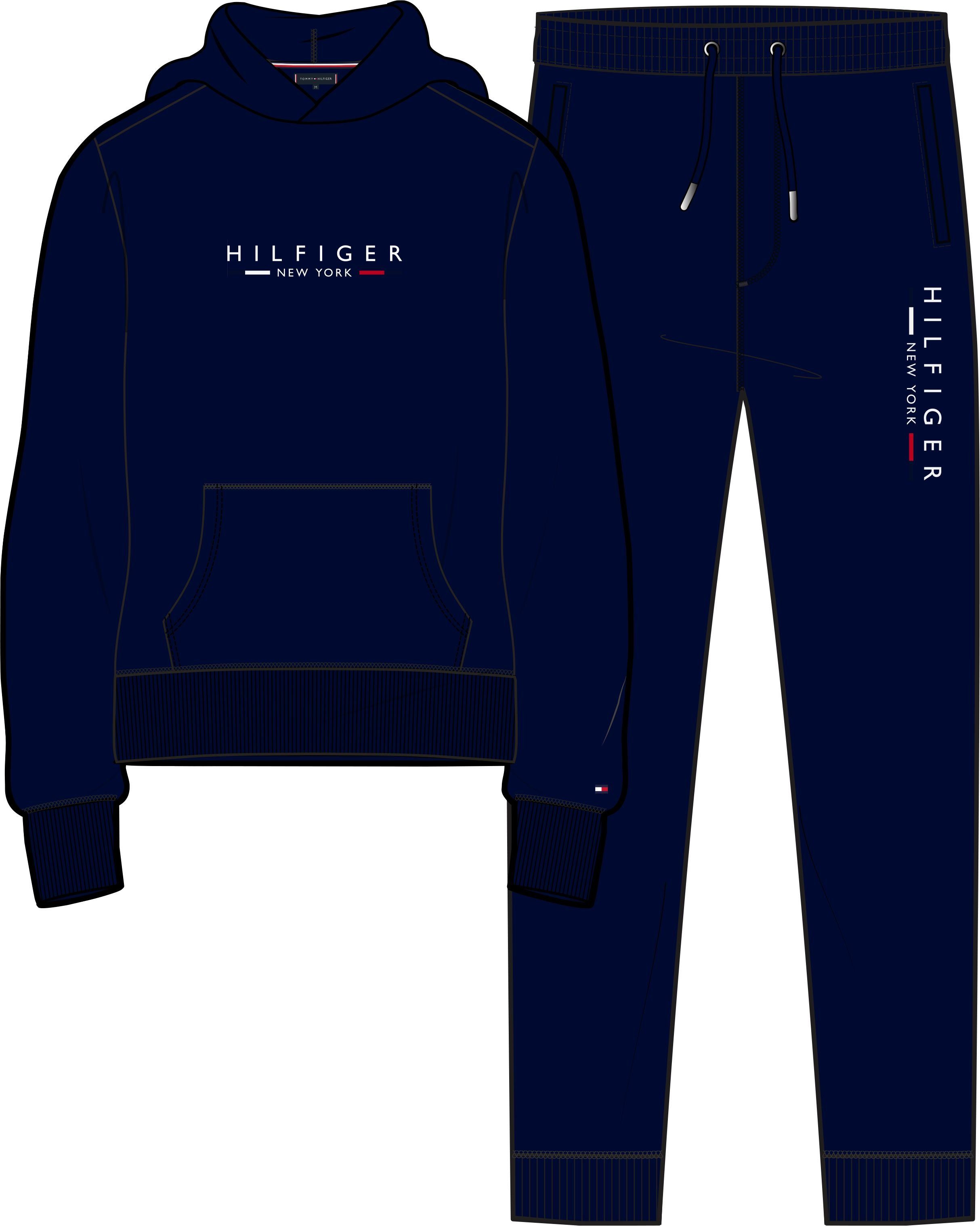 Tommy Hilfiger Jogginganzug HILFIGER NEW YORK TRACKSUIT (Set, 2-tlg), im 2-teiligen Set
