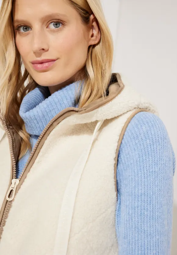 CECIL Teddyfell Velours Weste